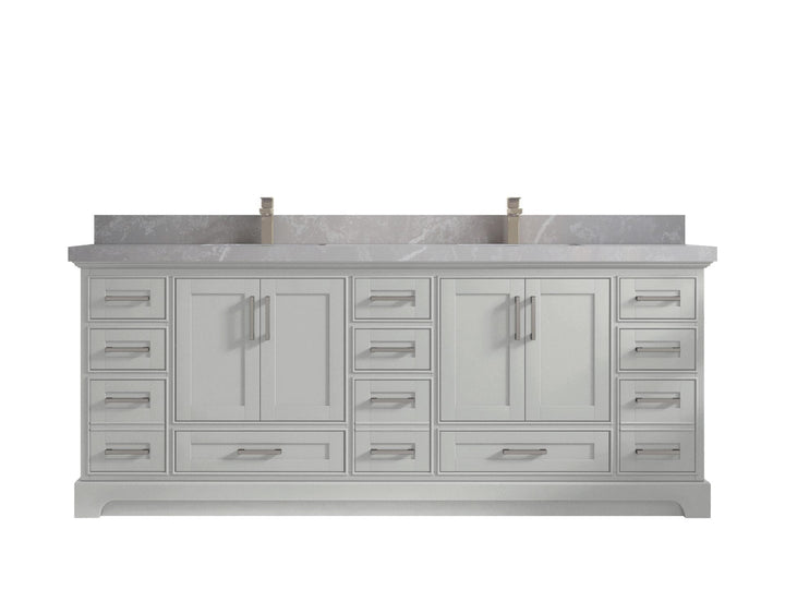 Boston Fenway 84 in. W x 22 in. D Double Sink Bathroom Vanity - photo 18