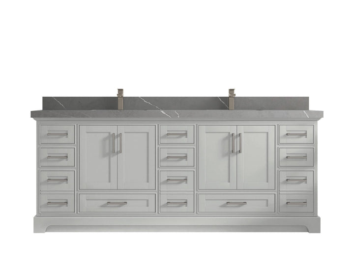 Boston Fenway 84 in. W x 22 in. D Double Sink Bathroom Vanity - photo 19