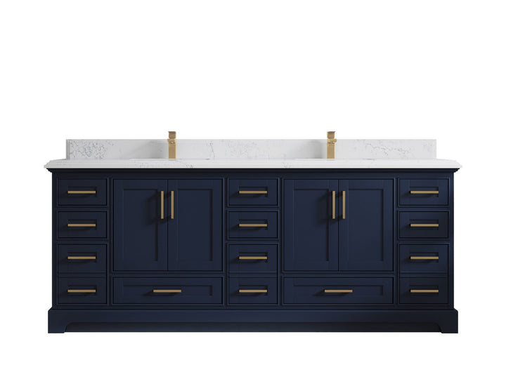 Boston Fenway 84 in. W x 22 in. D Double Sink Bathroom Vanity - photo 19
