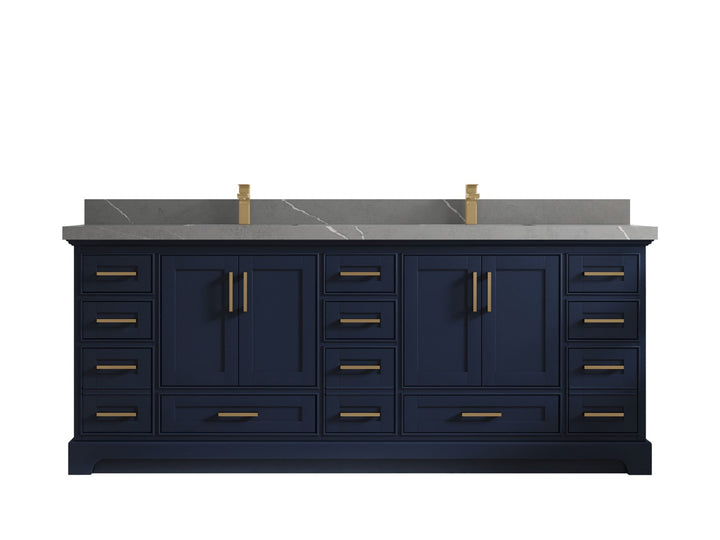 Boston Fenway 84 in. W x 22 in. D Double Sink Bathroom Vanity - photo 23
