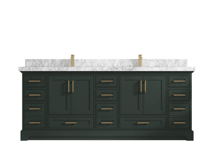 Boston Fenway 84 in. W x 22 in. D Double Sink Bathroom Vanity - photo 12