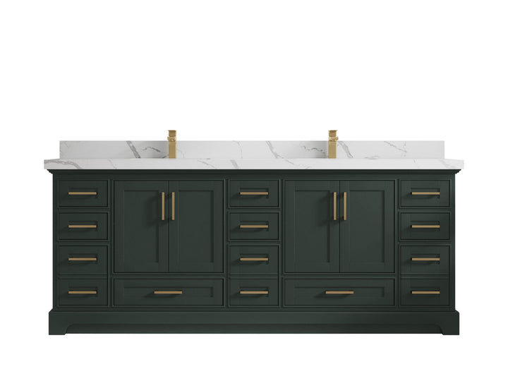 Boston Fenway 84 in. W x 22 in. D Double Sink Bathroom Vanity - photo 10