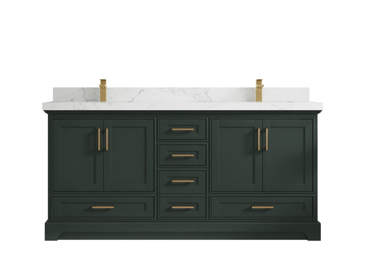 Boston Fenway 72 in. W x 22 in. D Double Sink Bathroom Vanity - photo 11