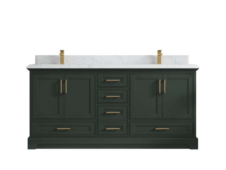 Boston Fenway 72 in. W x 22 in. D Double Sink Bathroom Vanity - photo 16