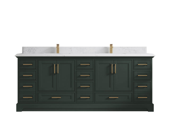 Boston Fenway 84 in. W x 22 in. D Double Sink Bathroom Vanity - photo 15