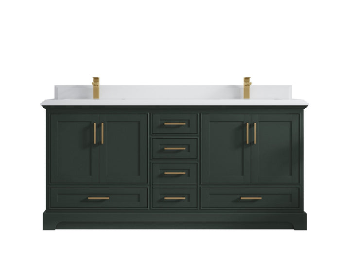 Boston Fenway 72 in. W x 22 in. D Double Sink Bathroom Vanity - photo 17