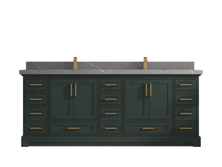 Boston Fenway 84 in. W x 22 in. D Double Sink Bathroom Vanity - photo 19