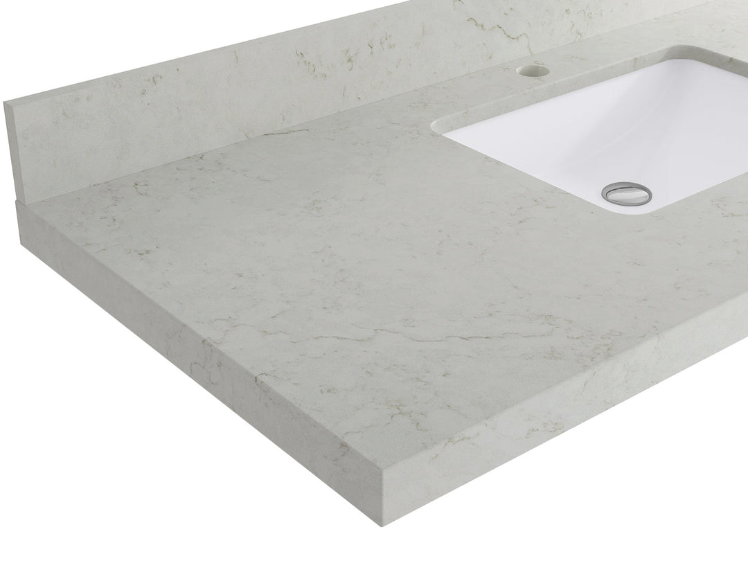 Bathroom Vanity- Frosty Carrara Quartz Countertop