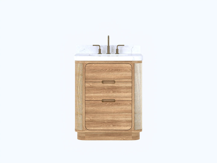 Ventura Teak 30 in. W x 22 in. D Single Sink Bathroom Vanity - photo 1