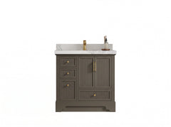 Alys 36 in. W x 22 in. D Center Sink Bathroom Vanity - photo 1