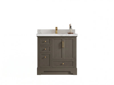 Alys 36 in. W x 22 in. D Center Sink Bathroom Vanity