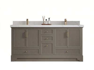 Alys 72 in. W x 22 in. D Double Sink Bathroom Vanity