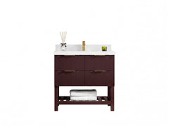 Catalina 36 in. W x 22 in. D Center Sink Bathroom Vanity - photo 1