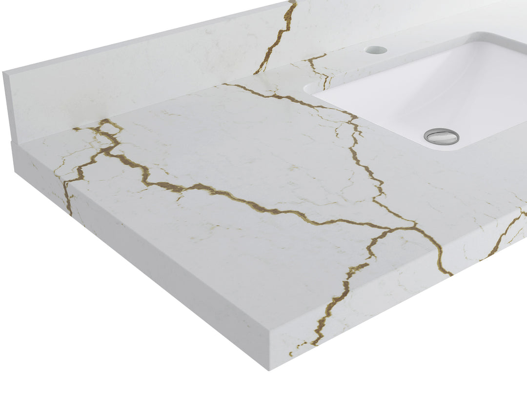 Chicago 36 in. W x 22 in. D Right Offset Sink Bathroom Vanity