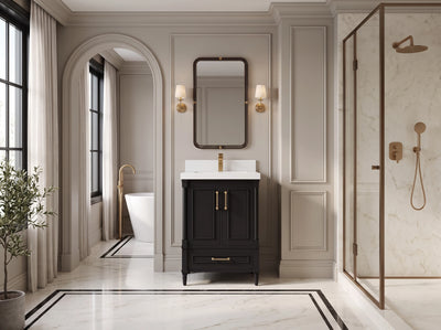 Aberdeen 24 in. W x 22 in. D Single Sink Bathroom Vanity