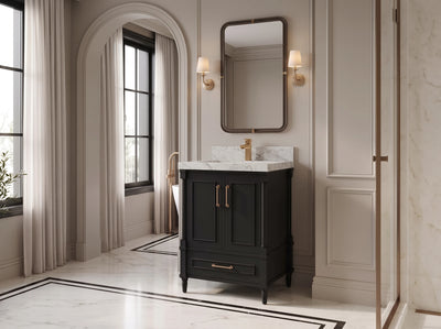 Aberdeen 24 in. W x 22 in. D Single Sink Bathroom Vanity