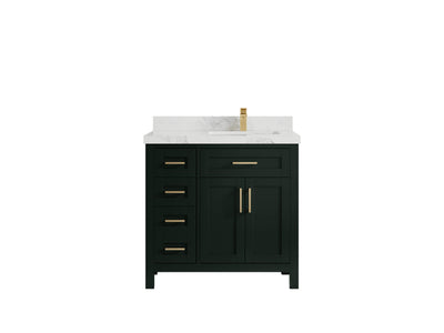 Cambridge 36 in. W x 22 in. D Right Offset Sink Bathroom Vanity