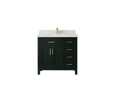 Cambridge 36 in. W x 22 in. D Single Center Sink Bathroom Vanity