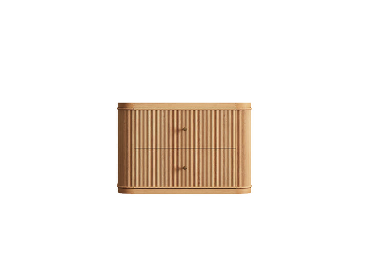 Hampton Floating White Oak 30 in. W x 22 in. D Single Sink Bathroom Vanity - photo 6