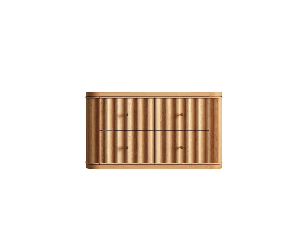 Hampton Floating White Oak 36 in. W x 22 in. D Single Sink Bathroom Vanity with Countertop - Cabinet Only