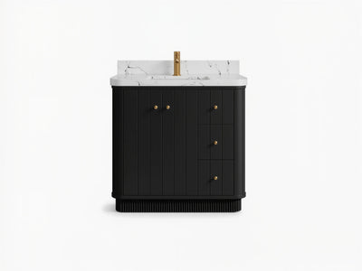 Houston Freestanding 36 in. W x 22 in. D Center Sink Bathroom Vanity
