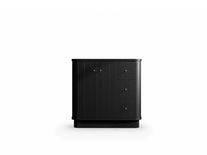 Houston 36 in. W x 22 in. D Free Standing Curved Edge Center Sink Bathroom Vanity - photo 12