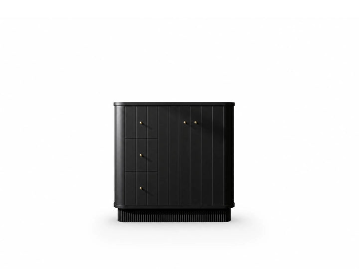Houston 36 in. W x 22 in. D Free Standing Curved Edge Center Sink Bathroom Vanity - photo 12