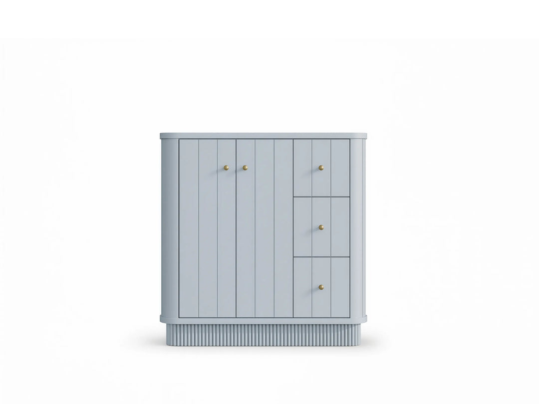Houston 36 in. W x 22 in. D Free Standing Curved Edge Center Sink Bathroom Vanity | 
              
                Blue Heather
                
                  
             - HOU_BLU_CARM_36CL - photo №12