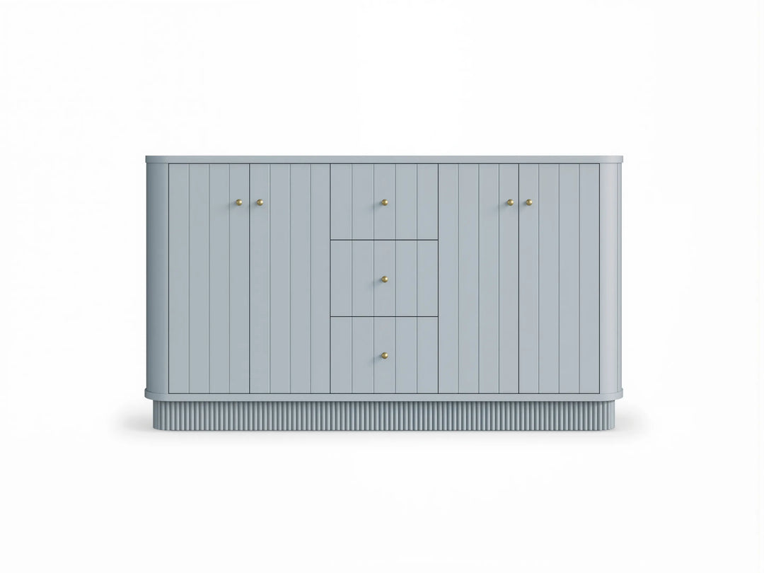 Houston 60 in. W x 22 in. D Free Standing Curved Edge Double Sink Bathroom Vanity | 
              
                Blue Heather
                
                  
             - HOU_BLU_CARM_60D - photo №18