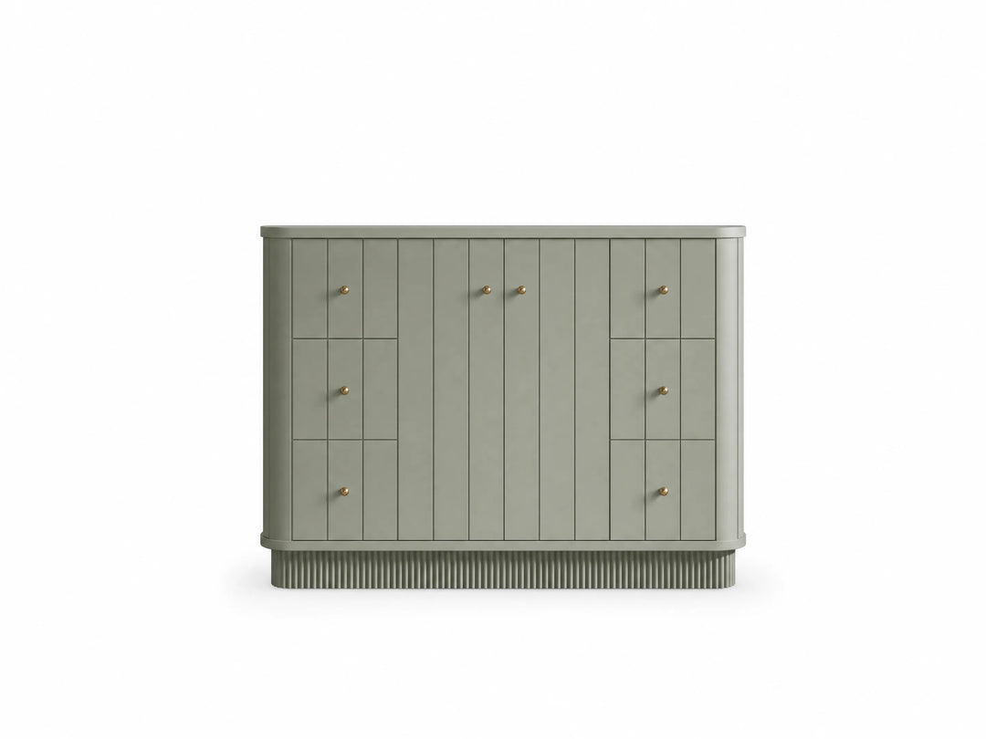 Houston 48 in. W x 22 in. D Free Standing Curved Edge Single Sink Bathroom Vanity | 
              
                Evergreen
                
                  
             - HOU_EGN_CARM_48S - photo №17