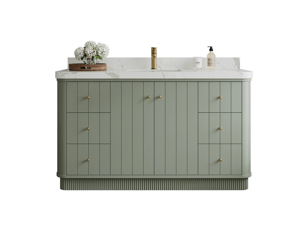 Bathroom Vanities - Single Sink - Bathroom Vanity size 60 - 69 IN - Birch Wood - photo 6