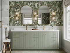 Houston 84 in. W x 22 in. D Free Standing Curved Edge Double Sink Bathroom Vanity - photo 4