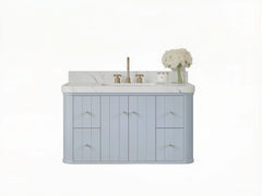 Houston Floating 42 in. W x 22 in. D Single Sink Bathroom Vanity - photo 1