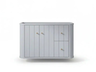 Houston Floating 36 in. W x 22 in. D Left Offset Sink Bathroom Vanity