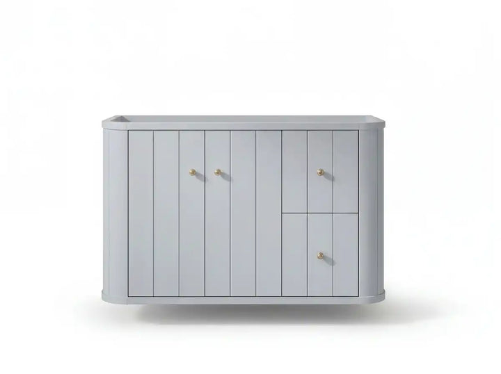 Houston Floating 36 in. W x 22 in. D Left Offset Sink Bathroom Vanity - photo 11