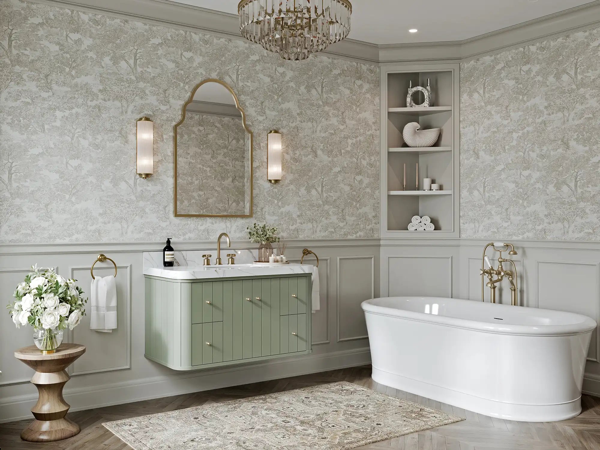 Houston Floating 42 in. W x 22 in. D Single Sink Bathroom Vanity