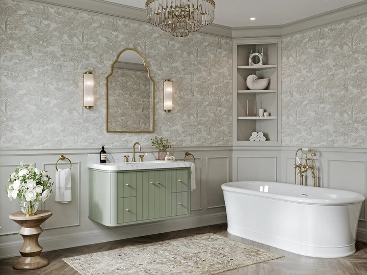 Houston Floating 42 in. W x 22 in. D Single Sink Bathroom Vanity - photo 2