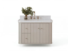 Houston 36 in. W x 22 in. D Floating Bathroom Vanity in Center Sink - photo 1