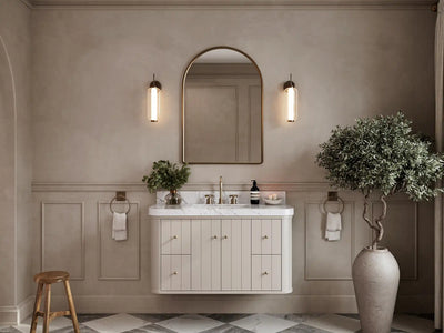 Houston Floating 42 in. W x 22 in. D Single Sink Bathroom Vanity