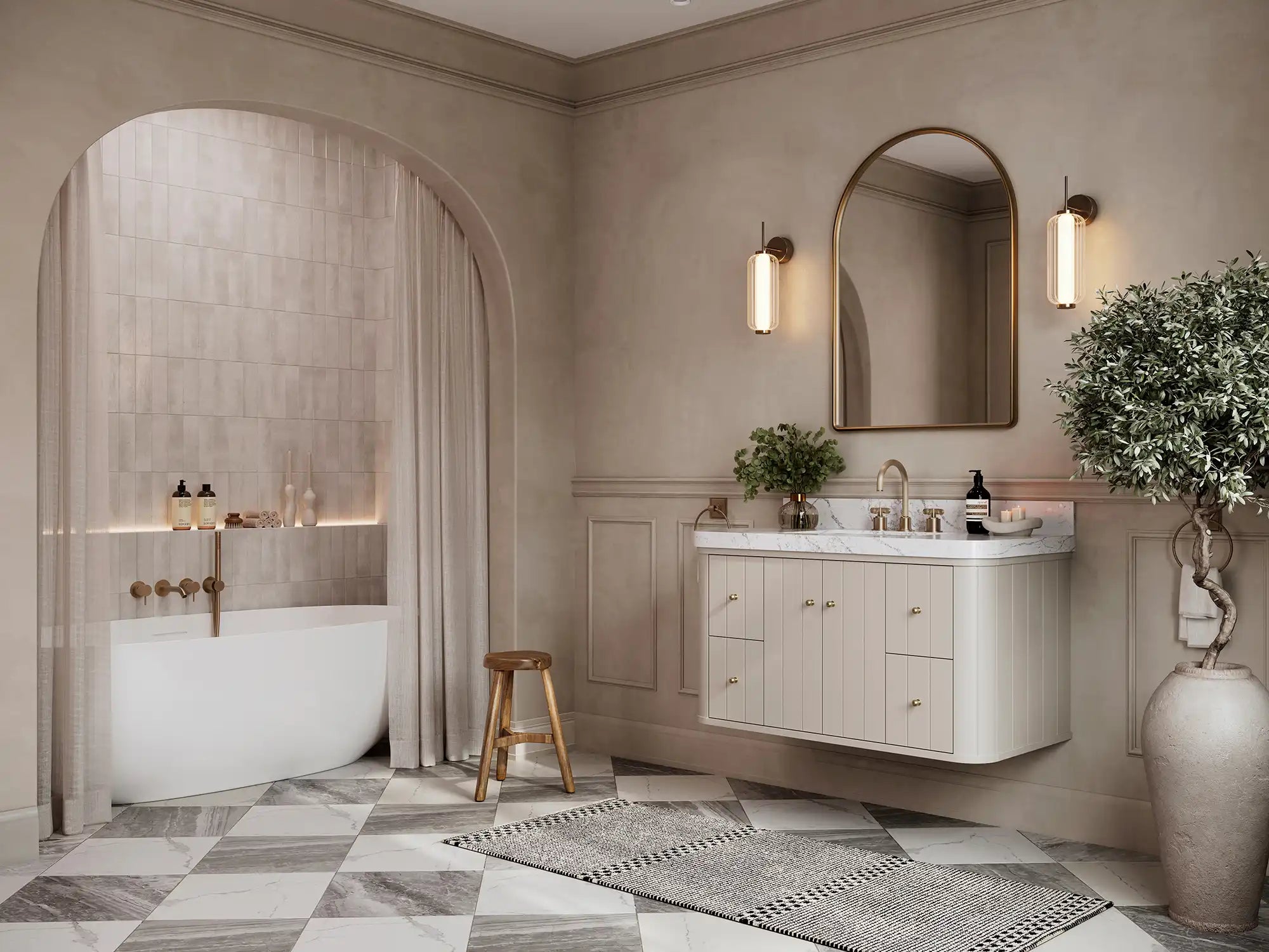 Houston Floating 42 in. W x 22 in. D Single Sink Bathroom Vanity