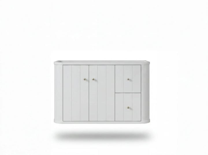 Houston Floating 36 in. W x 22 in. D Left Offset Sink Bathroom Vanity - photo 16