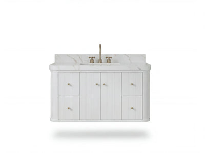 Houston Floating 42 in. W x 22 in. D Single Sink Bathroom Vanity