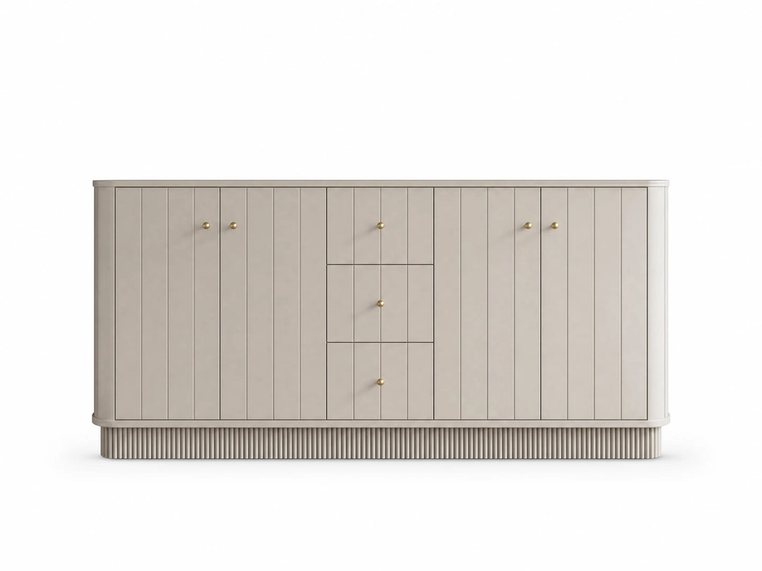 Houston 72 in. W x 22 in. D Free Standing Curved Edge Double Sink Bathroom Vanity | 
              
                Fine Grain Linen Beige
                
                  
             - HOU_FNG_CARM_72D - photo №18