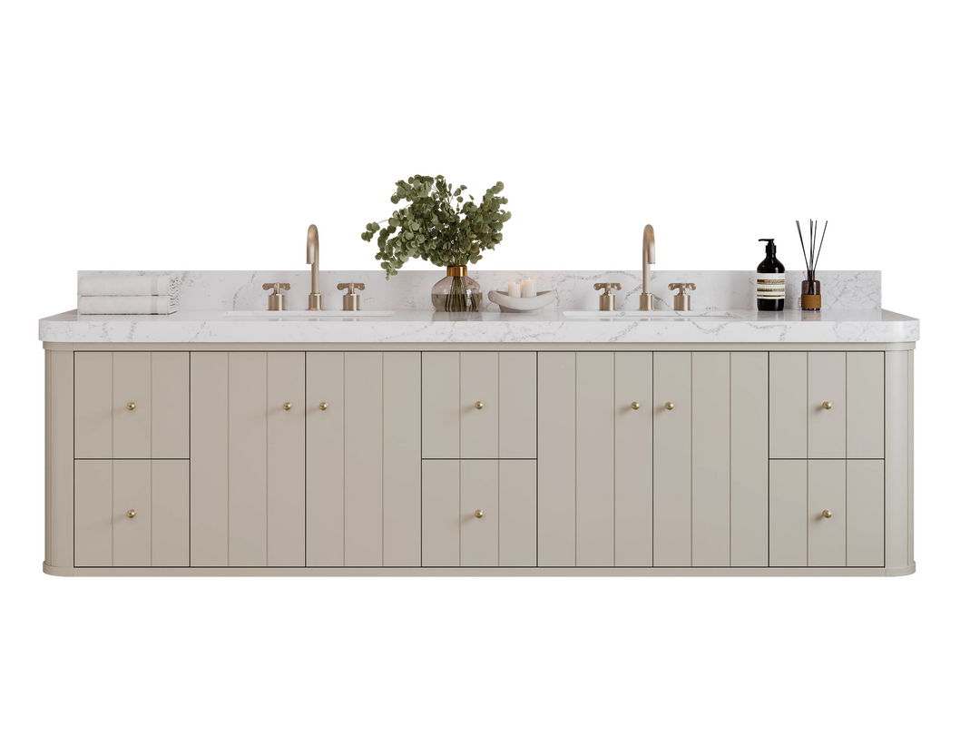Bathroom Vanities - Bathroom Vanity with Countertop and Backsplash - photo 12