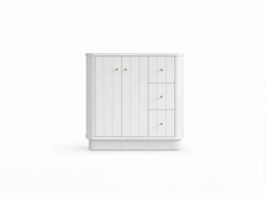 Houston 36 in. W x 22 in. D Free Standing Curved Edge Left Offset Sink Bathroom Vanity - photo 19