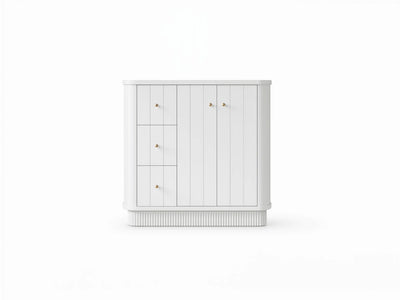 Houston 36 in. W x 22 in. D Free Standing Curved Edge Center Sink Bathroom Vanity