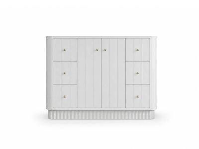 Houston 48 in. W x 22 in. D Free Standing Curved Edge Single Sink Bathroom Vanity