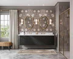 Houston Floating 84 in. W x 22 in. D Double Sink Bathroom Vanity - photo 5