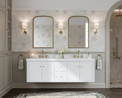 Houston Floating 72 in. W x 22 in. D Double Sink Bathroom Vanity - photo 5