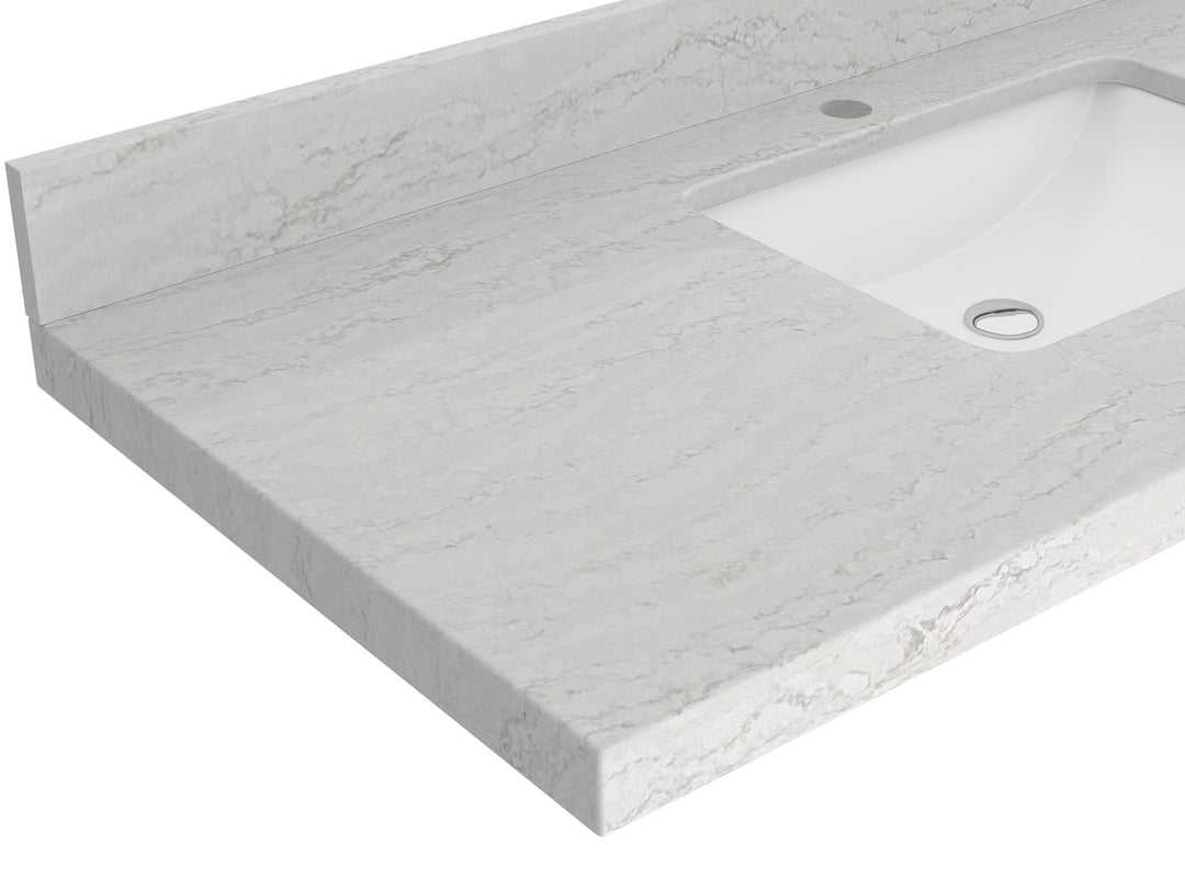 Nashville 60 in. W x 22 in. D Double Sink Bathroom Vanity | 
              
                Fine Grain Linen Beige
                
                  
             - NAS_FNG_WHQZ_60D - photo №28